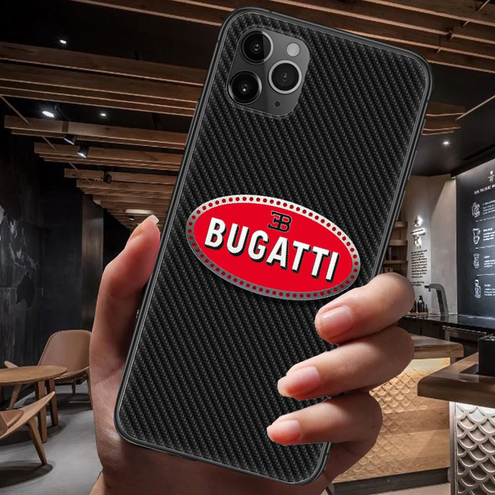 

Luxury Sport Car Fashion Phone Case For Iphone 4 4s 5 5S SE 5C 6 6S 7 8 Plus X XS XR 11 12 Mini Pro Max 2020 black Etui 3D