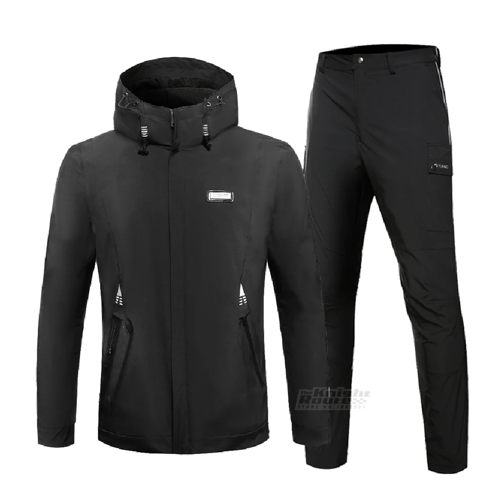 

Мужской мотоциклетный костюм, защитная куртка и брюки, верхняя одежда для езды на мотоцикле, летняя Байкерская Одежда