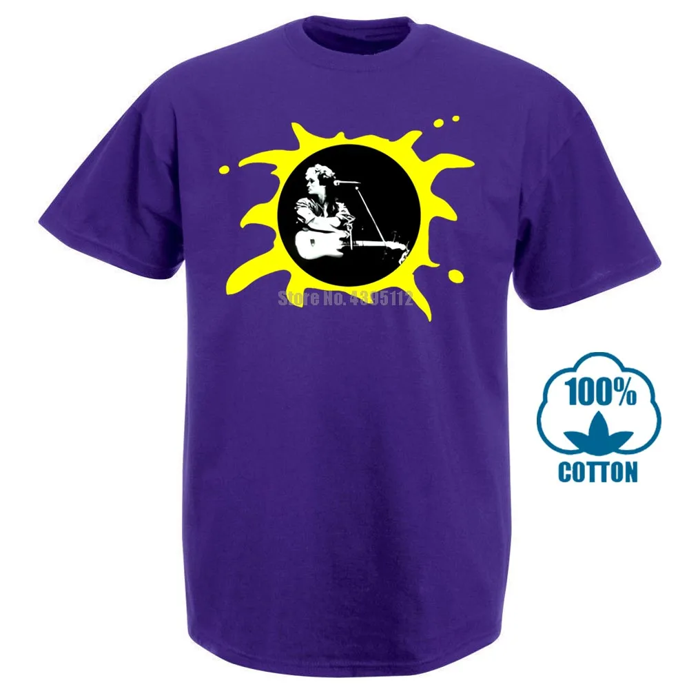 Фиолетовый Designer Greatest Russian Rock Band Kino T Shirt Viktor Tsoi Tee Music 010136 - Цвет: Фиолетовый