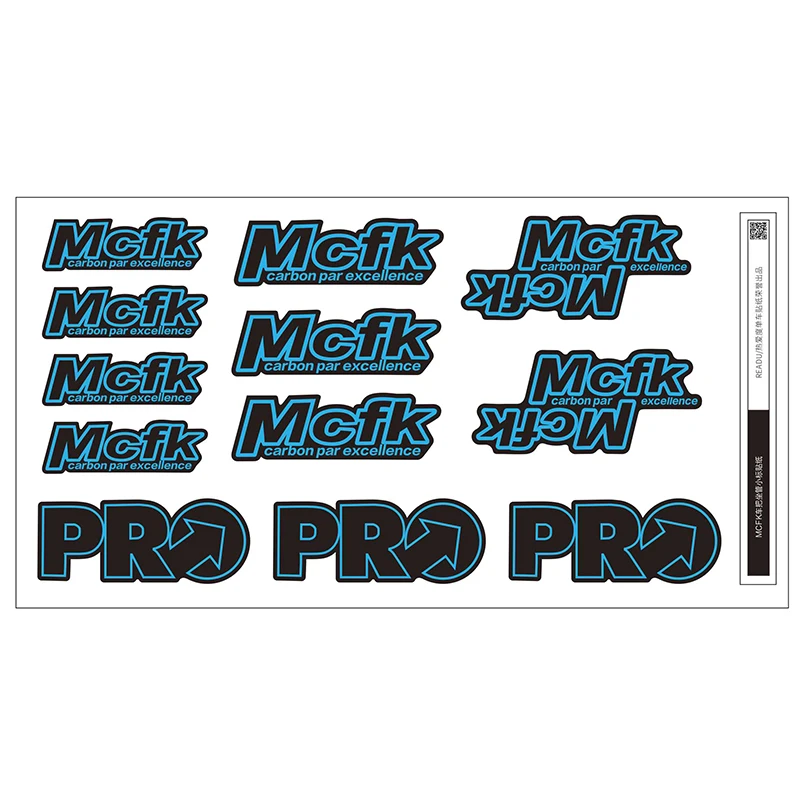 

MCFK Sticker for Road Bike Mountain Bicyle Frame Fork Cycle Decal Small Mark Bicycle Stickers