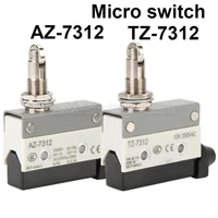 1pcs az 7312tz 7312 10a 250vac 15a 380vac horizontal limit microswitch small dust proof key micro switch