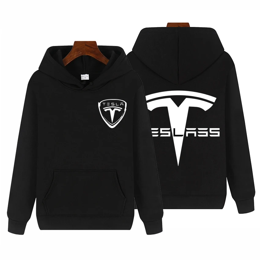 

2021 autumn and winter new tesla hoodie outdoor sports fashion 3D printing custom back hat Harajuku hip-hop casual pullover