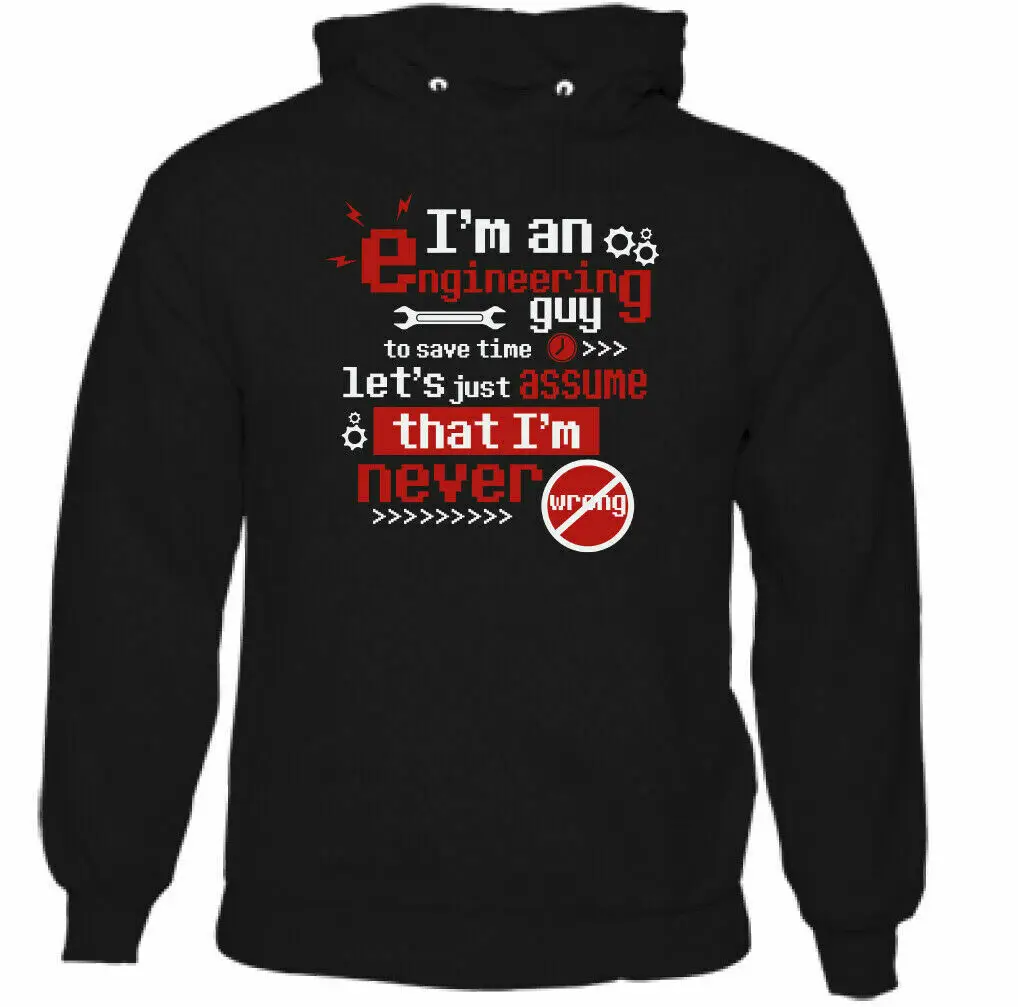 

Инженерный парень Мужской смешной инженерный худи Профессиональный Топ