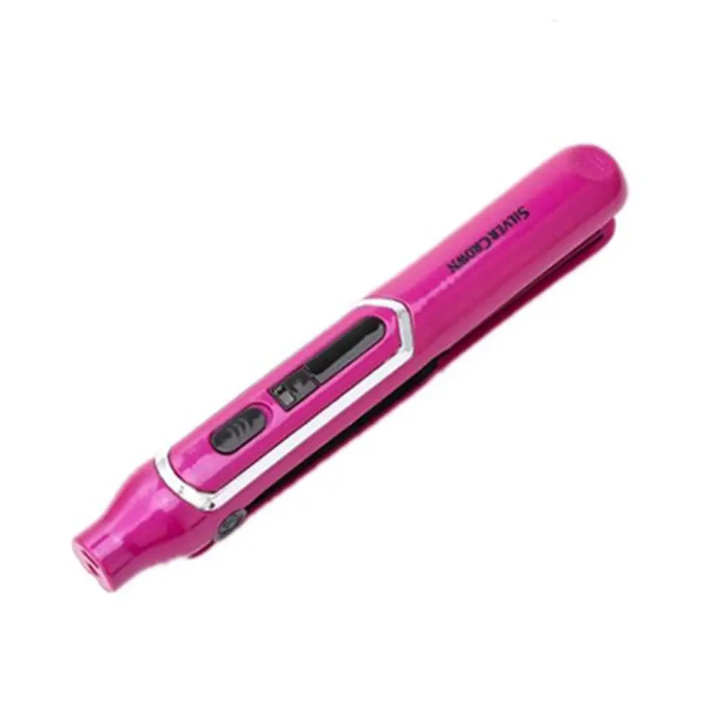 

Auto Rotating Ceramic Hair Curler wireless USB charging hair straightener mini electric curl straight dual use with charger