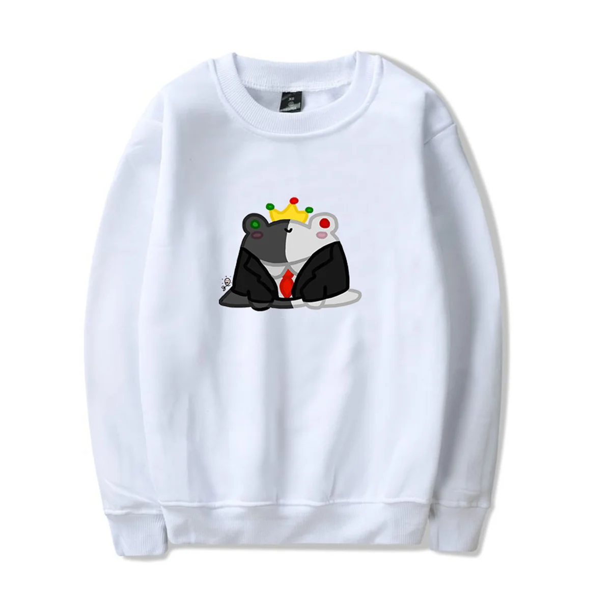 

2021 New Arrival ranboo merch Cool Frog Sweatshirt Women men Winter Round Collar Harajuku Fashion Pullovers Casual Clothes