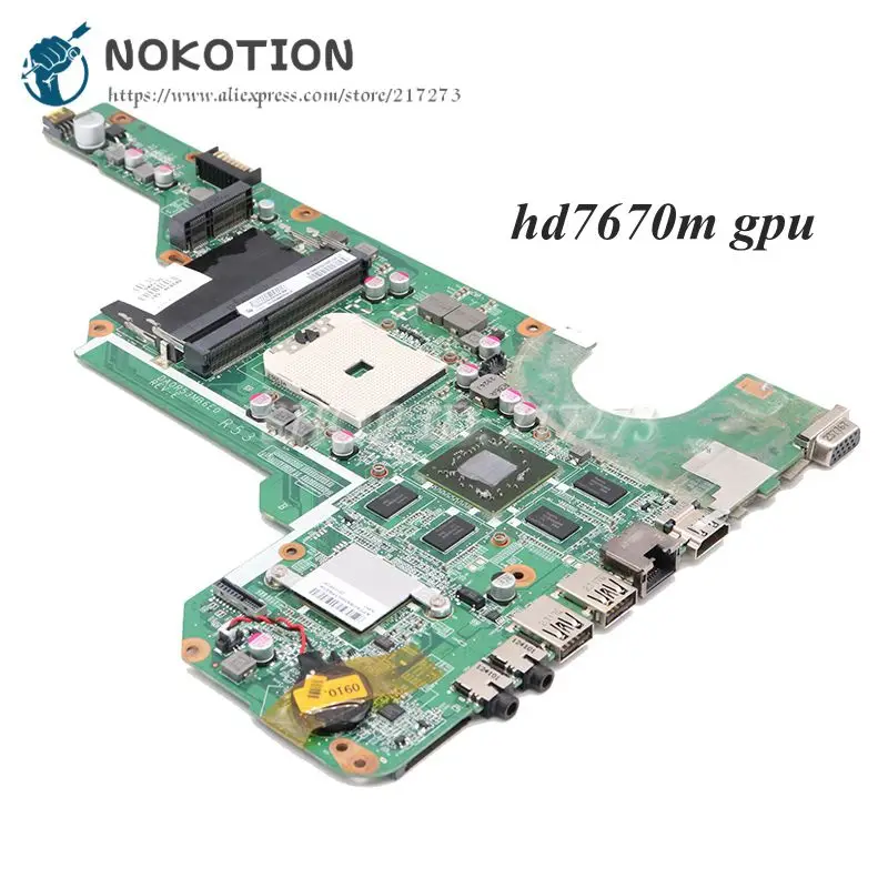 NOKOTION 683030-001 683030-501 DA0R53MB6E1 PC основная плата для hp Pavilion G6 G6-2000 G4 G4-2000 материнская плата для ноутбука G7-2000