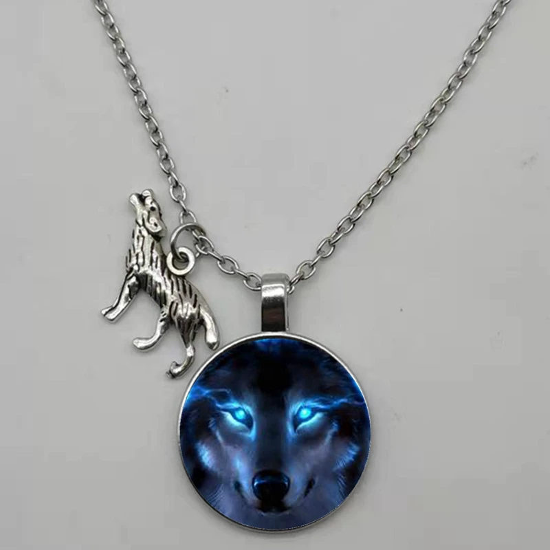 Лидер продаж! Модная винтажная Скандинавская Волчья цепочка в виде животного