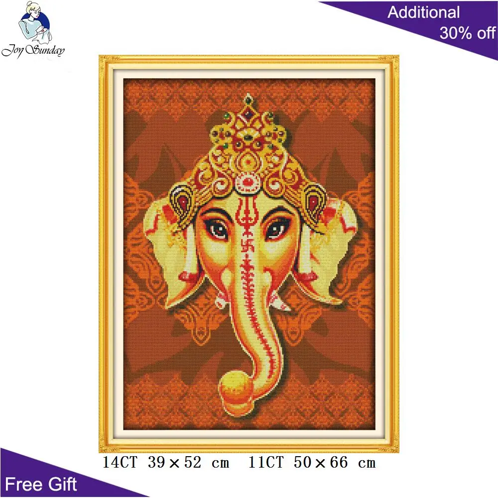 Набор для вышивки крестом Joy Sunday набор домашнего декора багажника Jixiang Kwan yin