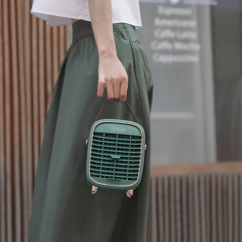 Тихий трехскоростной Регулируемый USB-вентилятор для охлаждения воздуха 2000 мАч |