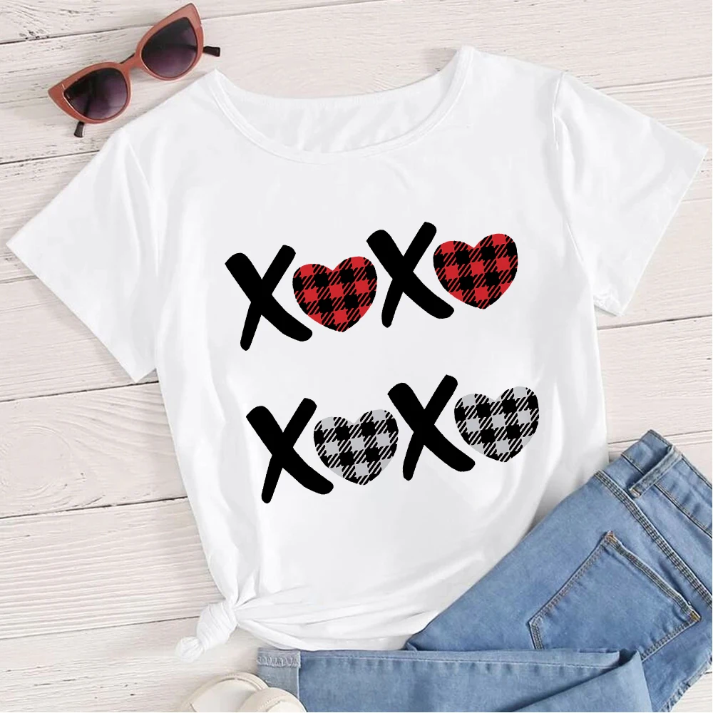 

Ropa Mujer Love Leopard Print Funny t Shirts Women Clothes 2021 White Short Sleeve Casual Hipster Oversize Streetwear Hip Hop