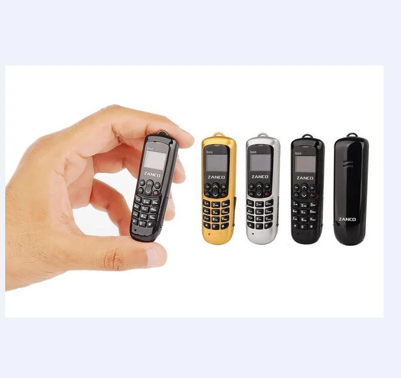 2G Zanco Bee Fone в мире самая маленькая коллекция Fone Бесплатный подарок с каждой покупкой долгий режим ожидания несколько языков системы