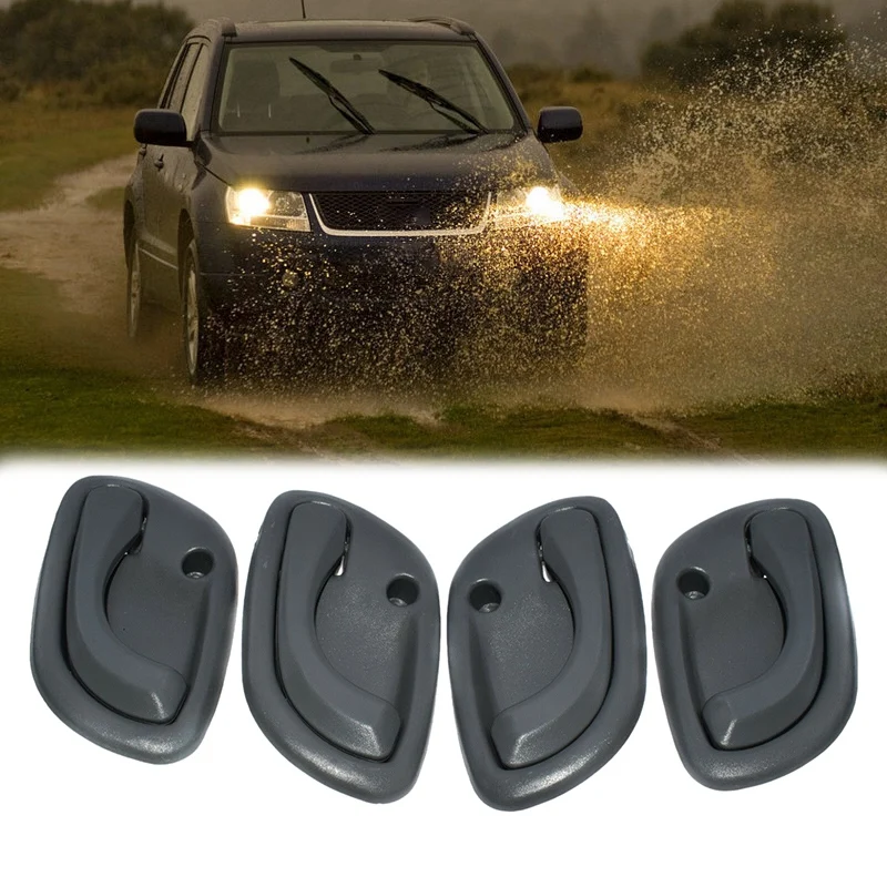 

Внутренняя дверная ручка, передняя, задняя, левая, правая, для Suzuki Grand Vitara Grey 95-01 83130-60G01 83110-60G01, 4 шт.