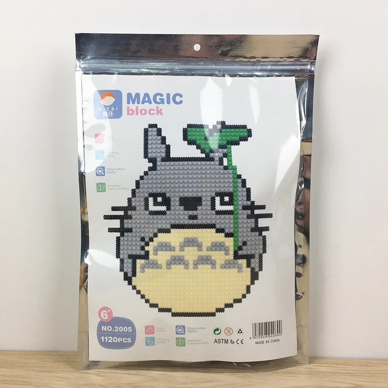 

888-1477pcs 2001-2011 Hot Selling DIY 2D Particle Building Blocks With 11 Cartoon Design Most Popular Gift For Children Gifts