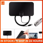 Плоская комнатная ТВ-антенна 4k, Hd цифровой Комнатный воздушный усилитель, Hdtv-антенна на 3600 миль, усилитель сигнала, захват сигнала для телевизора, универсальной