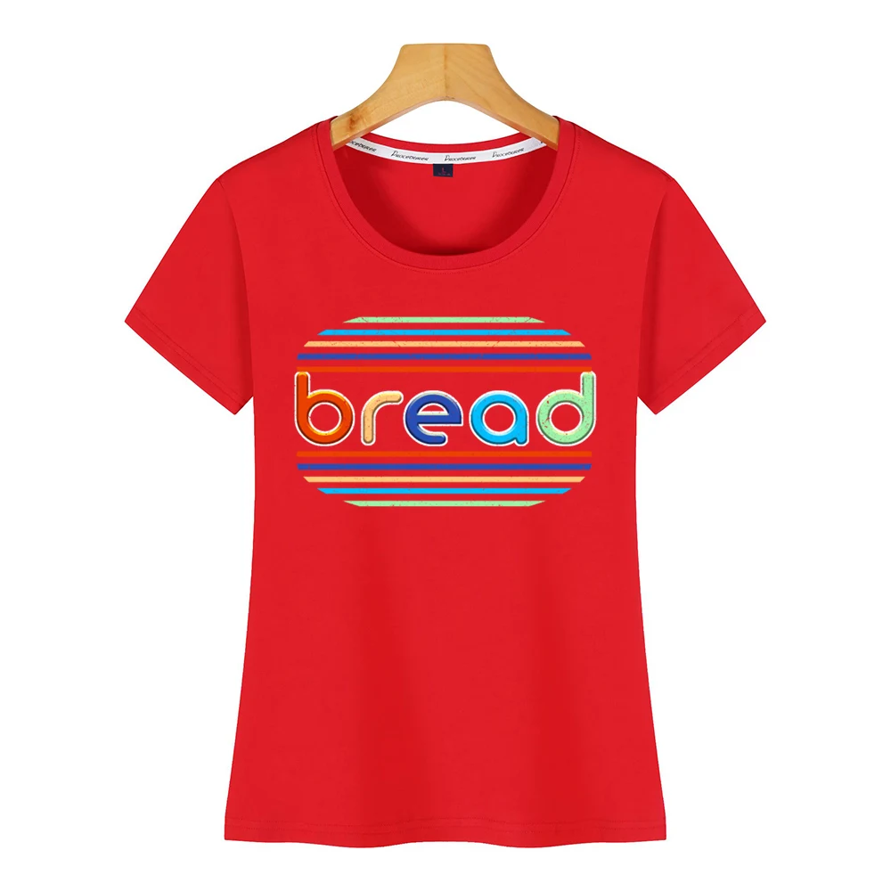 Женская футболка в стиле ретро с забавным принтом Хлеб винтажная женская