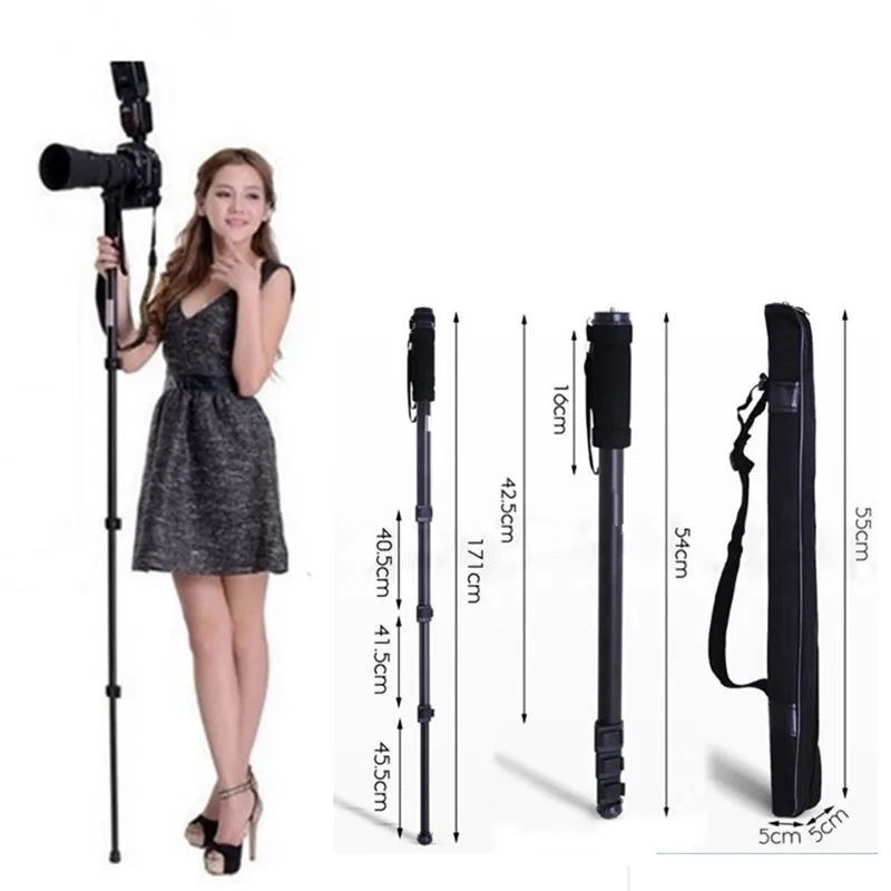 Легкий портативный профессиональный штатив 1003 для камеры путешествий монопод с