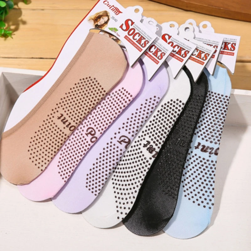 

2020 free shipping WarmGirl Women's Socks Ankle Low Female Invisible Non-Slip Stealth Boat Socks Woman Sweat summer comfortable