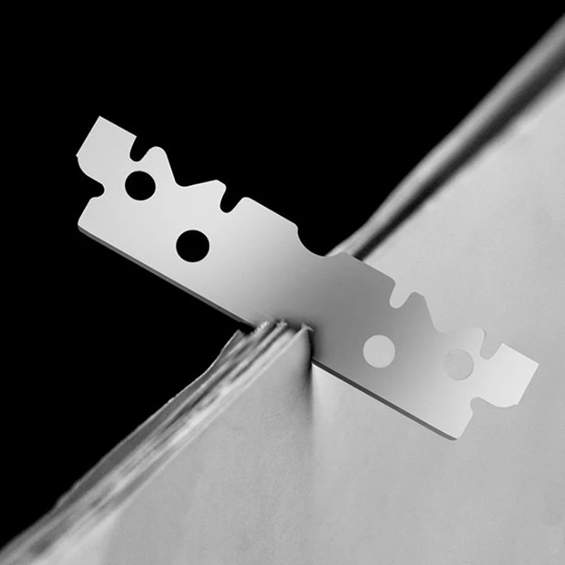 100pcs/Bag Double Edge Safety Razor Blade Stainless Steel Blades Men Shaving Shaver Manual Tool | Красота и здоровье