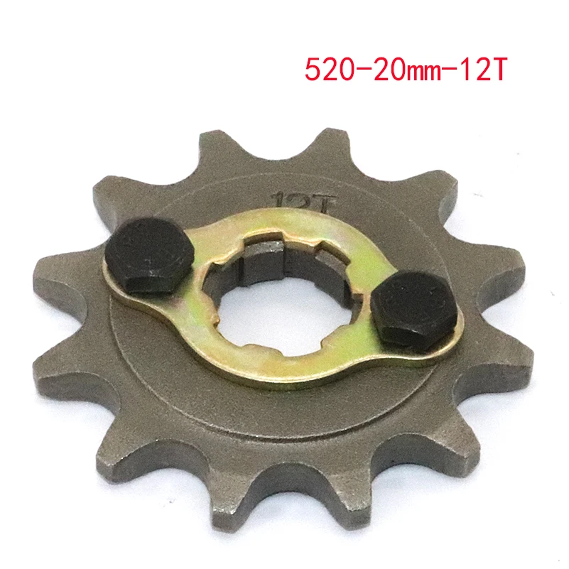 520 # Передняя звездочка двигателя 20 мм 10 11 12 13 14 15 16 17 18 19 20T для Honda Lifan ZongShen YCF ATV Quad Dirt