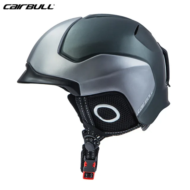 Black Grey CAIRBULL лыжный шлем Зимний теплый цельно-Формованный для мужчин и женщин лыжный шлем Спортивная безопасность Скейтборд Сноуборд шлемы - Цвет: Black Grey