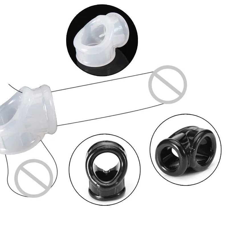 Мужское кольцо для мошонки ремень пениса удерживающее насадка секс игрушки