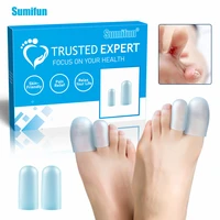 8pcs toe protector silicone gel thumb cover prevent blisters corns nail tool injured ingrown hammer finger toes tube foot care