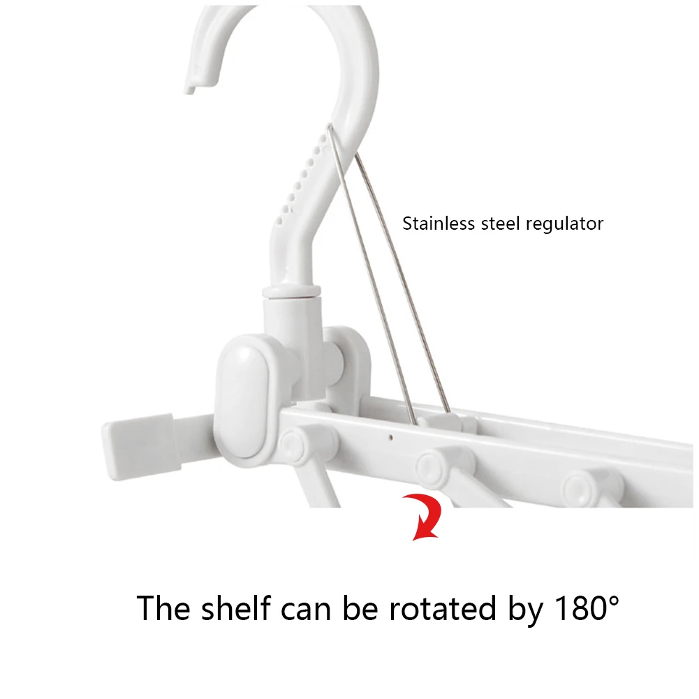 Многофункциональная складная вешалка для брюк портативные вешалки с 12 зажимами
