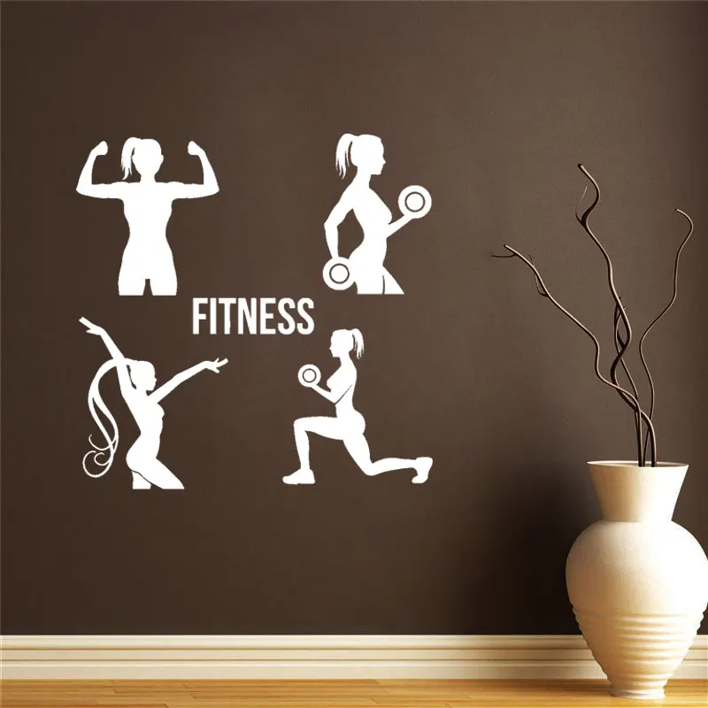 

NEW Gym Waterproof Wall Stickers Wall Art Decor Removable Wall Decals DW11620