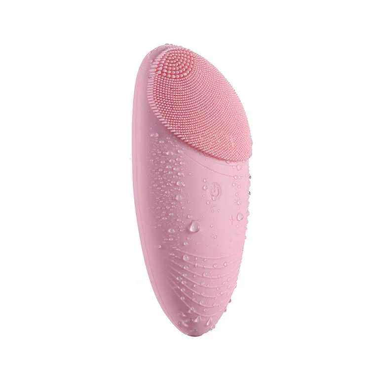 

Mini Electric Facial Cleansing Brush Silicone Sonic Face Cleaner Deep Pore Cleaning Skin Massager Face Cleansing Brush Device