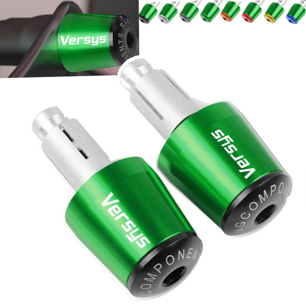 

Мотоциклетные ручки с логотипом versys, наконечники руля для Kawasaki VERSYS 1000 VERSYS650 2015 2016 2017 2018 2019