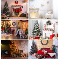 vinyl christmas photography backgrounds tree gift photo backdrop for studio photocall props 21519hdy 03