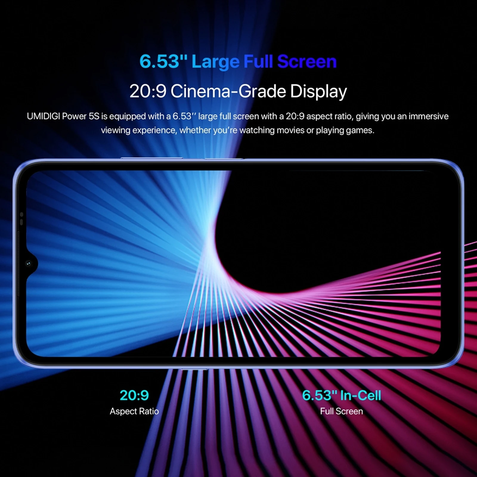 umidigi power 5s global version smartphone 6 53 hd 4gb 32gb ums312 t310 android 11 mobile 16mp triple camera 6150mah cellphone free global shipping