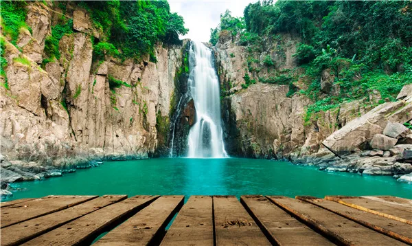 

SHENGYONGBAO Art Fabric Custom Photography Backdrops Props Photo Studio Waterfall theme Background 20228-19