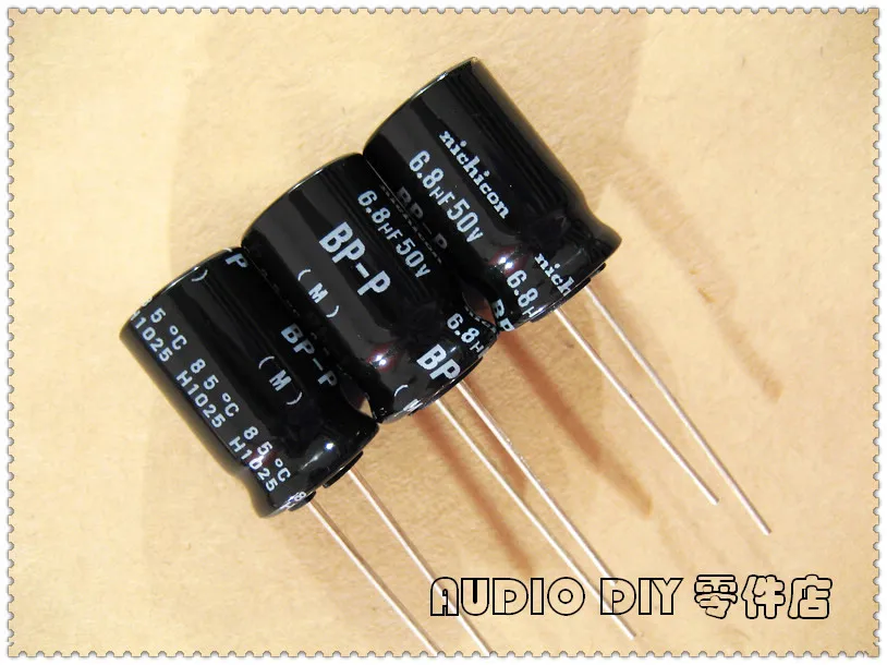 

2PCS/10PCS Nichicon BP-P (DB) Series 6.8uF 50V 50v6.8uf Audio Non-Polar Electrolytic Capacitor