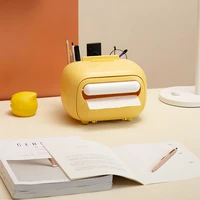 creative grid tissue storage box for magnetic suction box fun tissue box with wide mouth