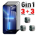 6 в 1, защитная пленка для экрана из закаленного стекла для iPhone 13 Pro