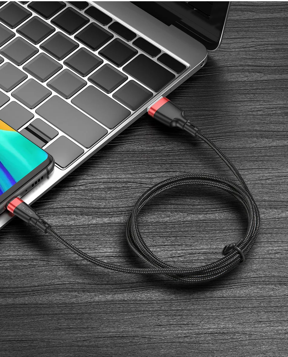 USLION 1 м 2 м кабель Micro USB 3A быстрое зарядное устройство для Xiaomi Redmi 4x Note 5a быстрое зарядное устройство кабель для передачи данных Microusb для samsung S7 Edge J7