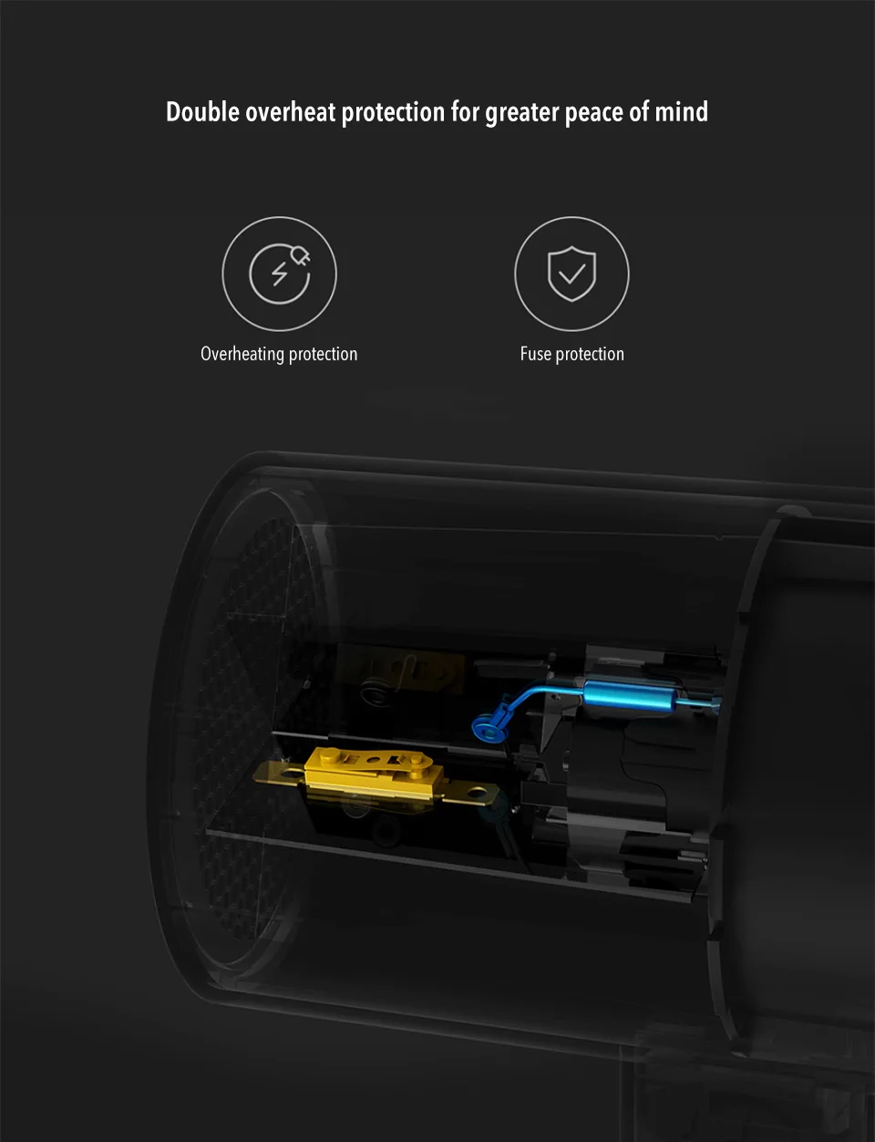 Xiaomi Mijia портативный складной фен с отрицательными ионами не повреждает десять миллионов отрицательных ионов салонного класса