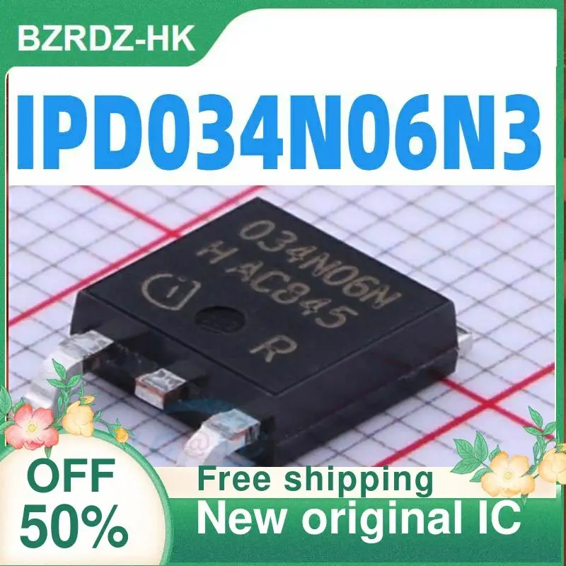 

1-20 шт. IPD034N06N3 G TO-252-2(DPAK) новый оригинальный IC