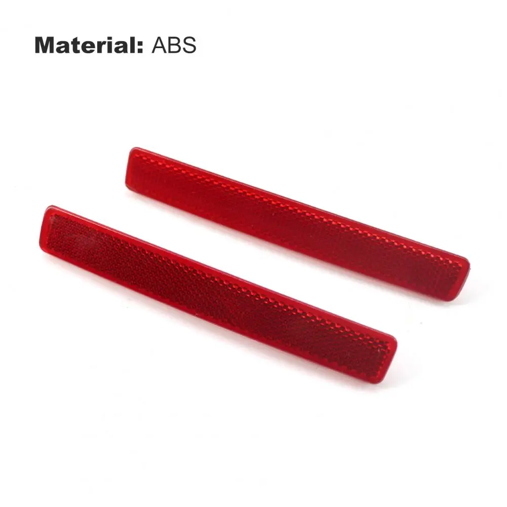 

Direct Replacement ABS Left/Right Rear Bumper Red False Light Reflector Lens 7E0945105 7E0945106 for VW T5 2004-2011