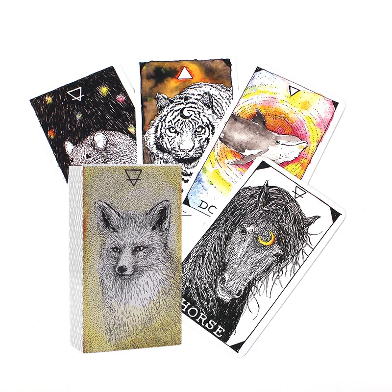 

Best Sell Tarot Cards For animal oracle cards Board Deck Games Playing Cards For Party Game