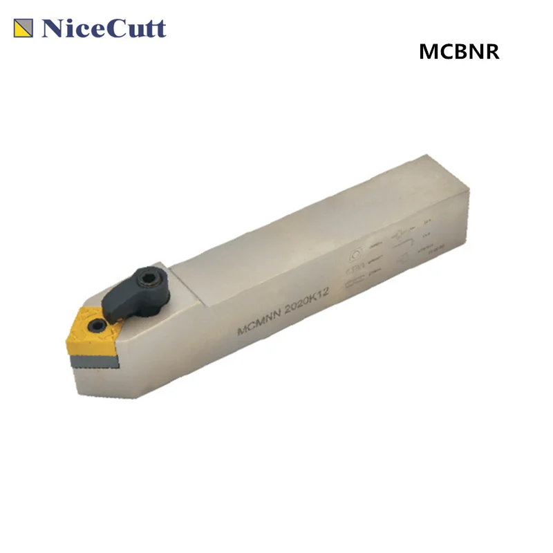 

Nicecutt MCBNR/L Lathe Tools Holder CNC Machine External Turning Tool For CNMG1204 Carbide Turning Insert Lathe Tools