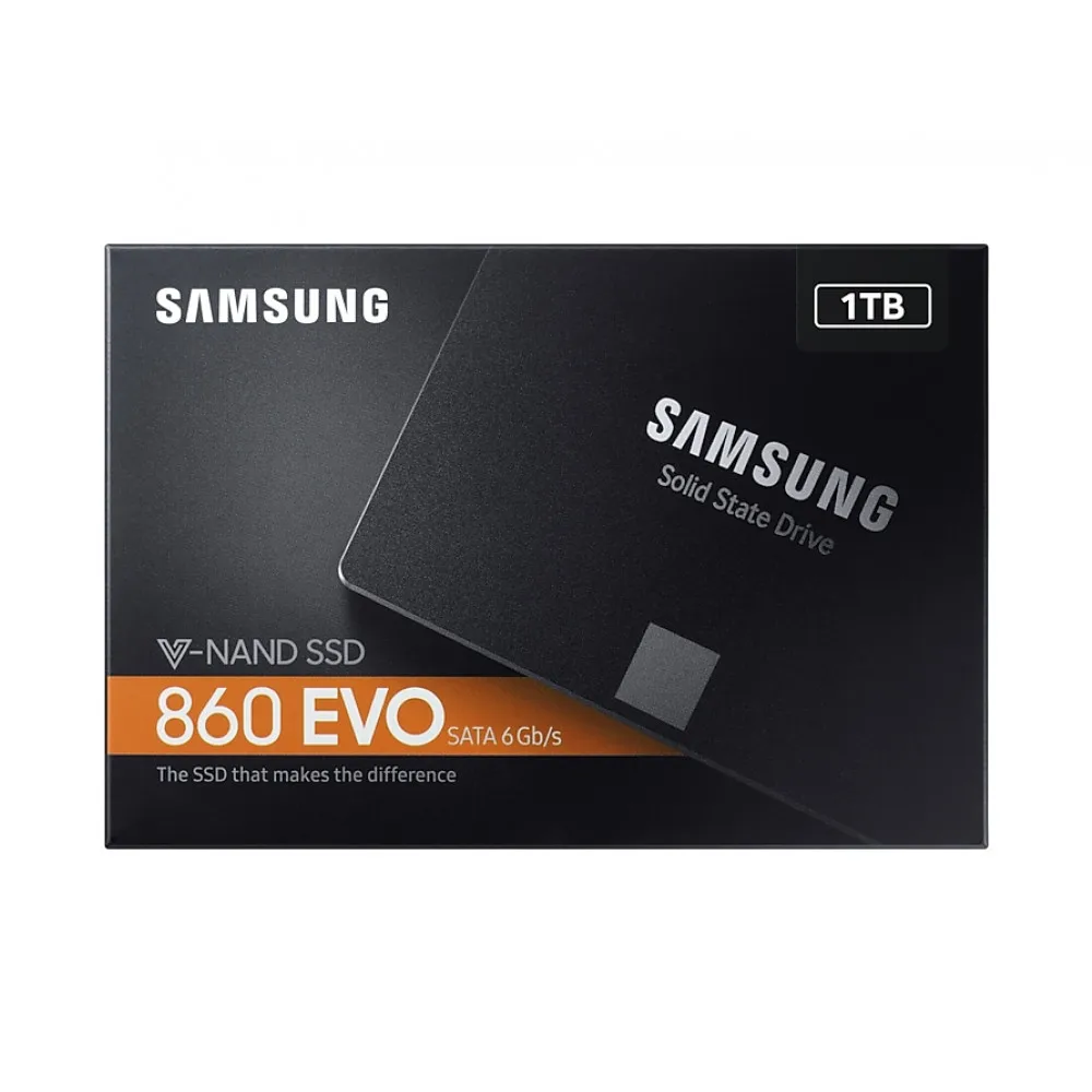 SSD накопитель Samsung 1Tb 860 EVO Series MZ-76E1T0BW SATA3.0 7mm MGX V-NAND | Компьютеры и офис