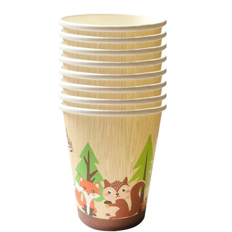 Топперы для торта с лесными животными в лесу джунглей маленькие животные детские