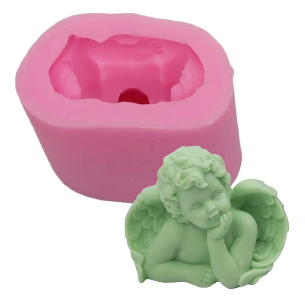 

Angel Silicone Mold Reusable Non-sticky DIY Baking Mould for Fondant Kitchen Cake Tools