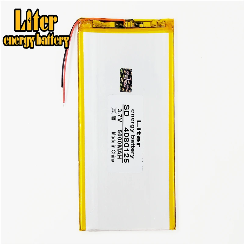 4080125 3780125 Tablet PC 8 cable с емкостью аккумулятора 5000mAh Универсальная батарея |