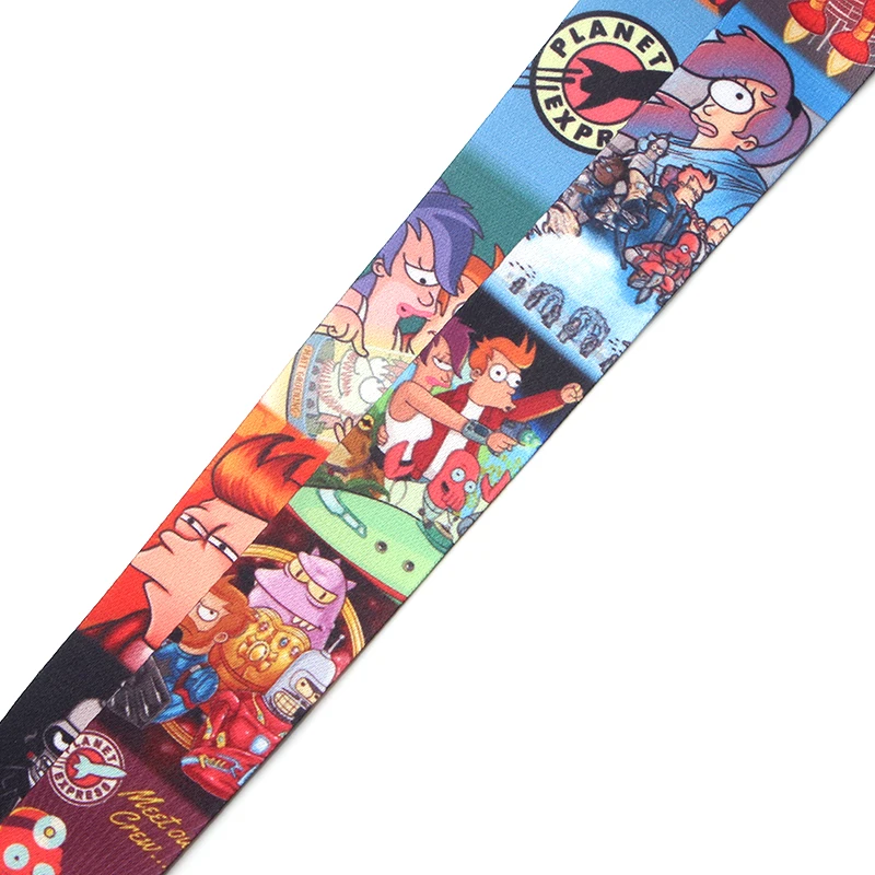 PC129 Futurama бейдж со шнурком ID Lanyards/Мобильный телефон Веревка/ключ нашейные ремешки Ремешки