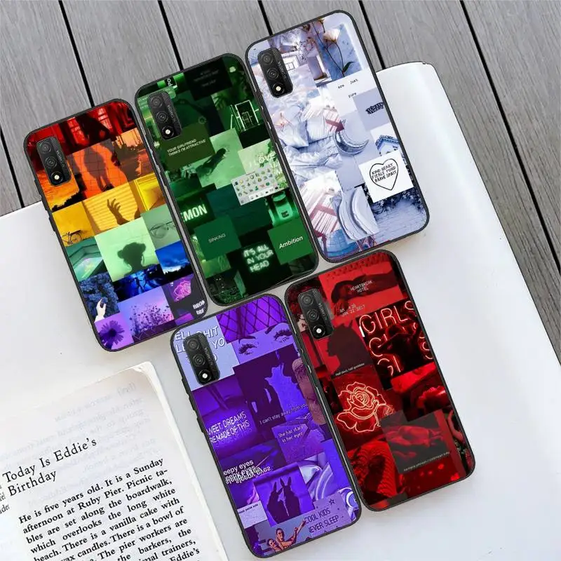 

Solid color newspaper Phone Case For Samsung A01 A10 A02 A20 A31 A40 A50 S A52 A51 A70 A71 A80 A91 Cover Fundas Coque