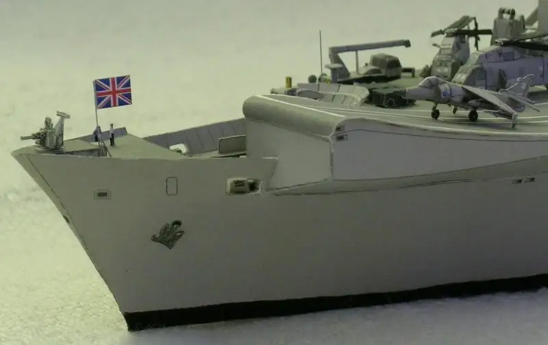 Масштаб 1:400 Великобритания Непобедимый авианосец (R05) 3D бумажная модель набор