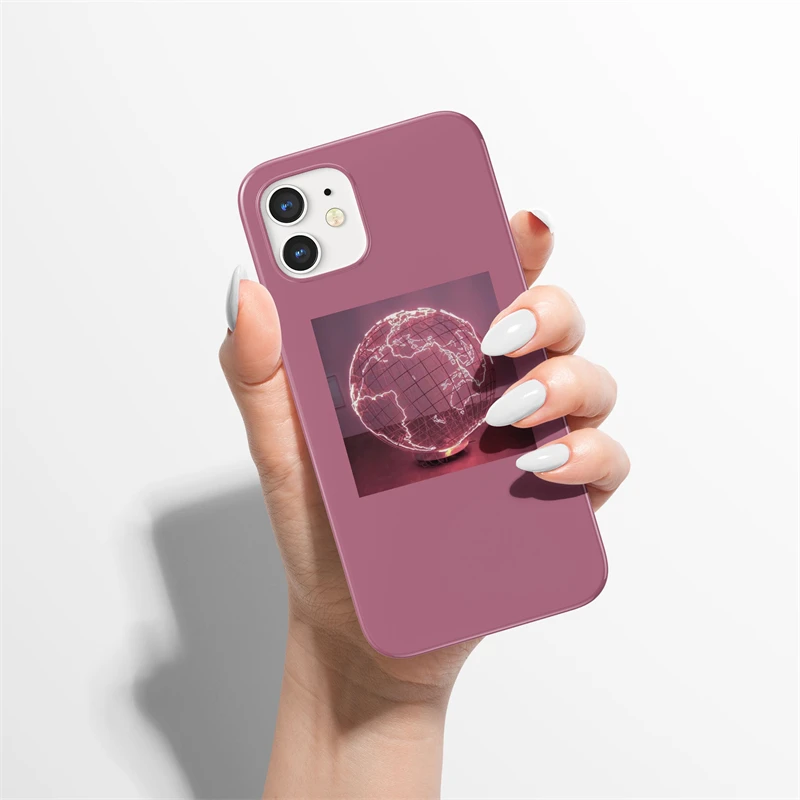 

2021 Pink style Resort style Case For iPhone 12 11 Pro Max Mini X XR XS Max 7 8 6s Plus SE 2020 Shockproof Soft Cover